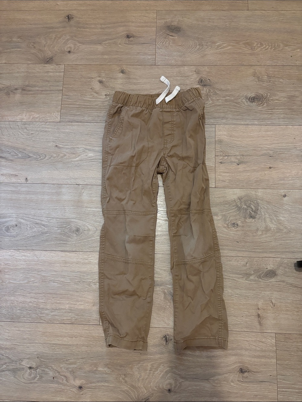 Cat & Jack Kids Tan Pull-On Khaki Cargo Pants